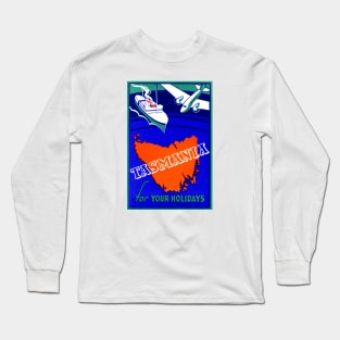 1930 Tasmania Travel Long Sleeve T-Shirt